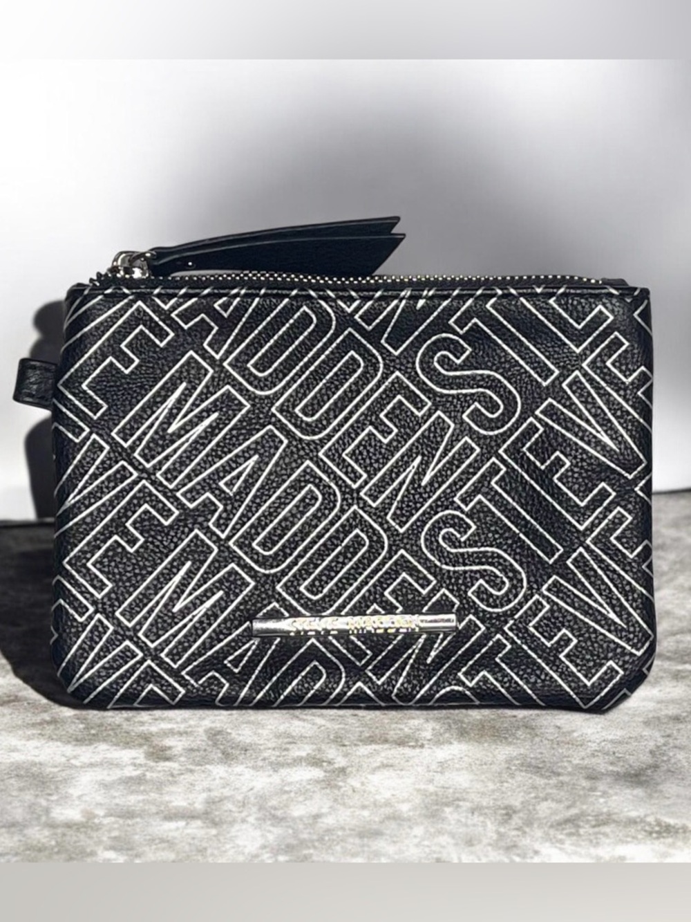 Steve Madden Logo Zip Pouch